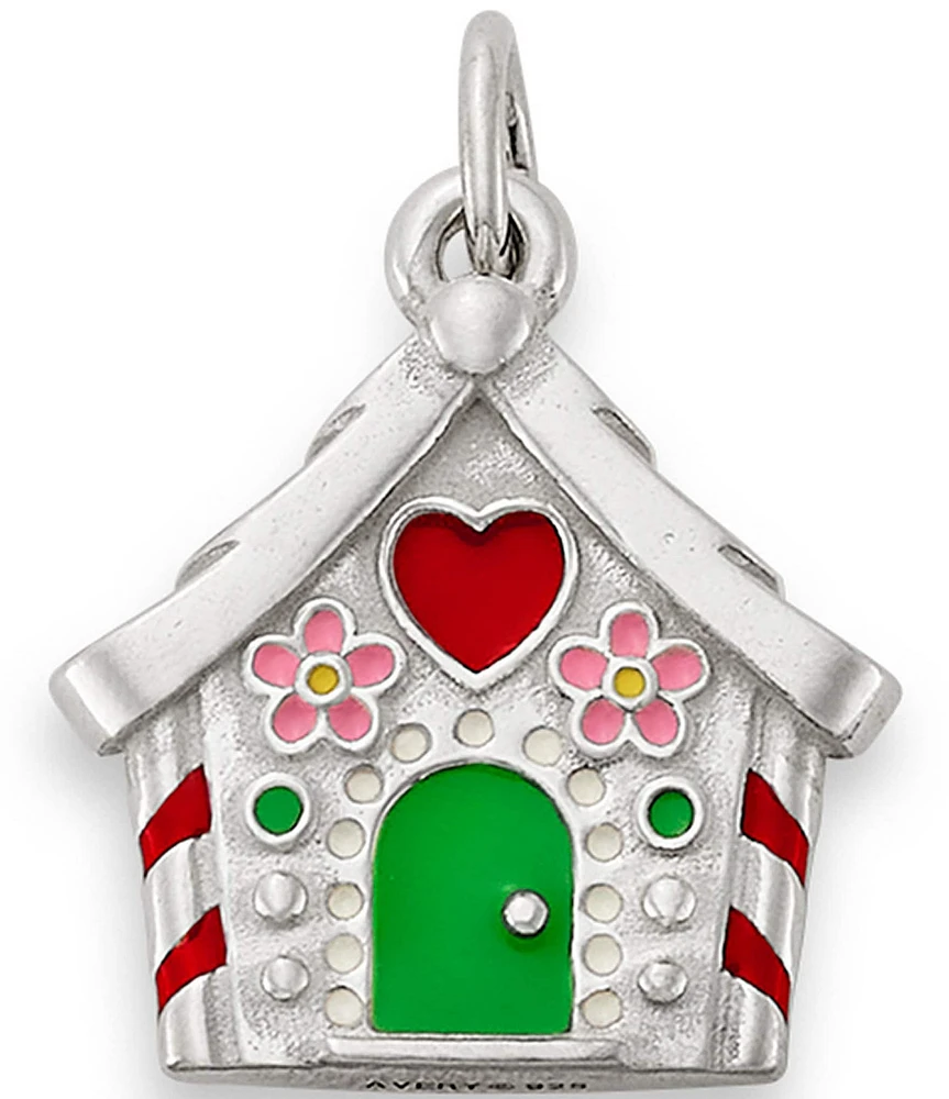 James Avery Enamel Gingerbread House Charm