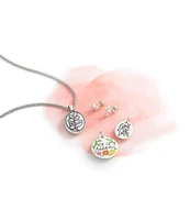 James Avery Enamel He is Risen Charm