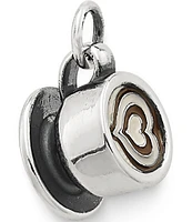 James Avery Enamel Latte Love Charm