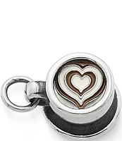 James Avery Enamel Latte Love Charm