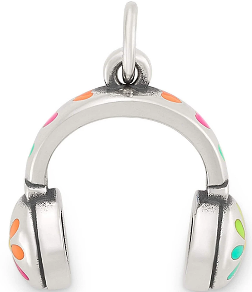 James Avery Enamel Love My Headphones Charm