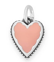 James Avery Enamel Small Heart Charm