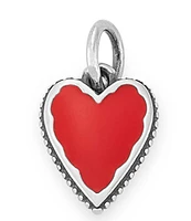 James Avery Enamel Small Heart Charm