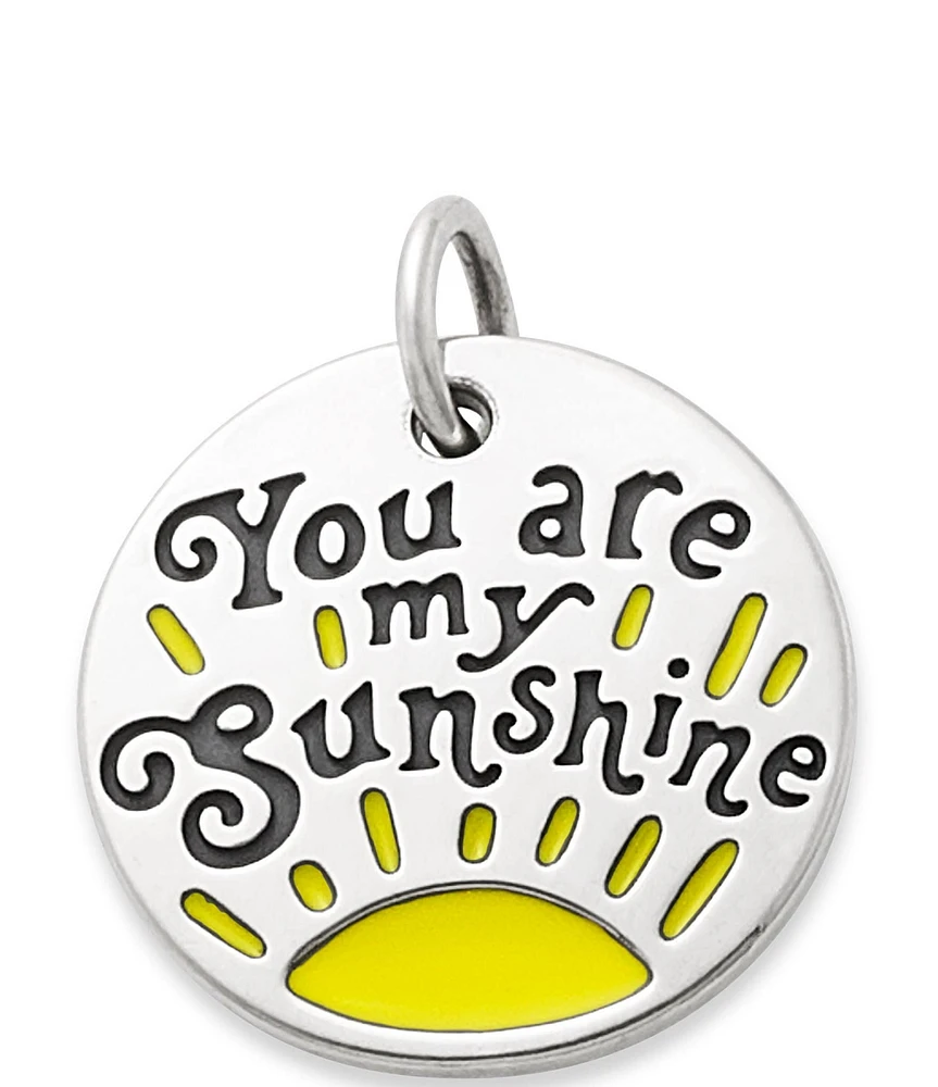 James Avery Enamel #double;You Are My Sunshine#double; Charm