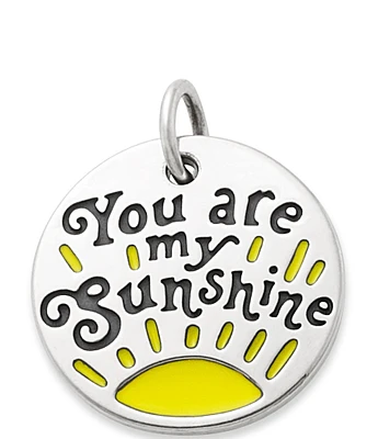 James Avery Enamel #double;You Are My Sunshine#double; Charm