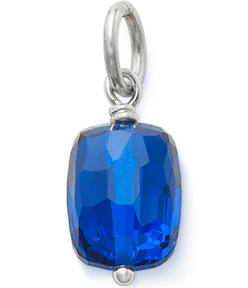 James Avery Faceted Lab-Created Birthstone Charm