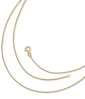 James Avery 18K Gold/ Sterling Silver Fine Cable Chain