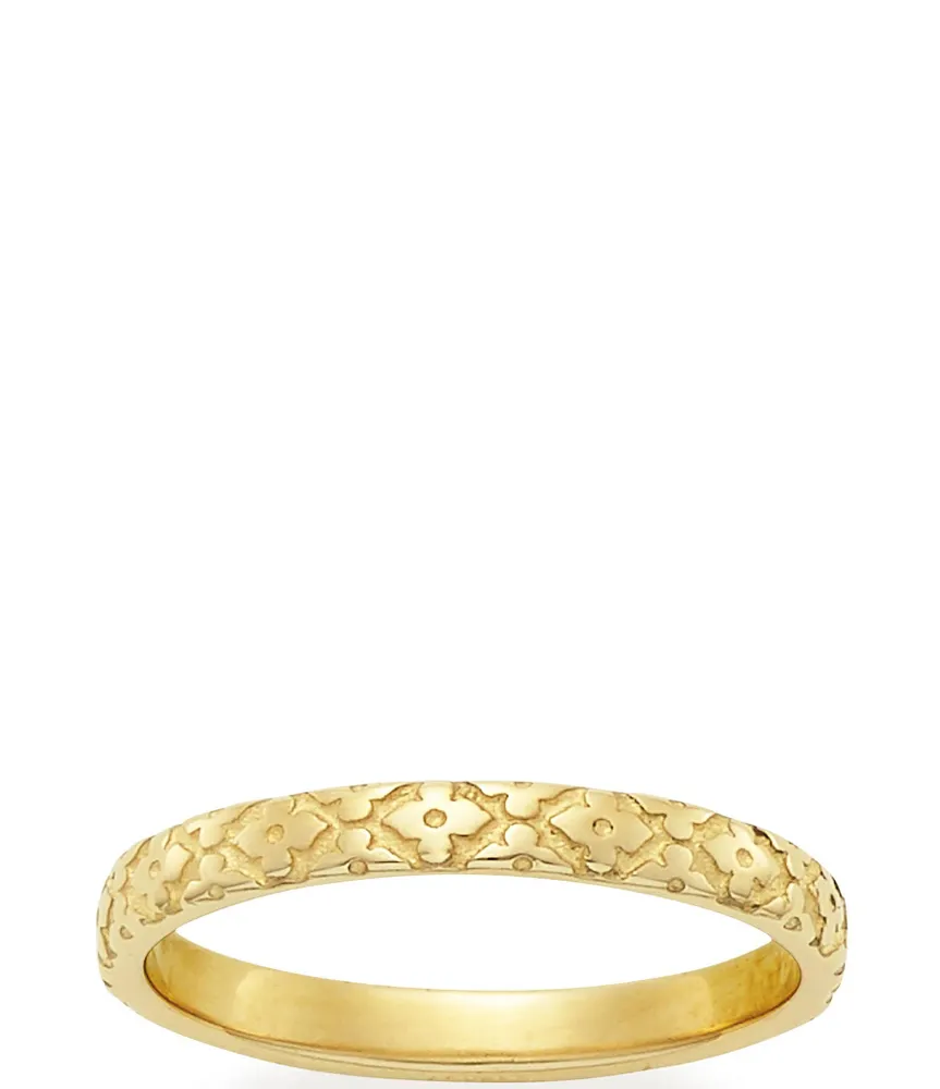 James Avery 14K Floral Garland Band Ring