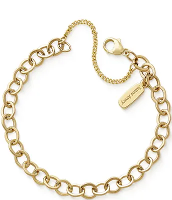 James Avery Forged Gold Link Charm Bracelet