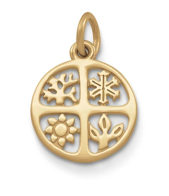 James Avery Four Seasons 14K Charm