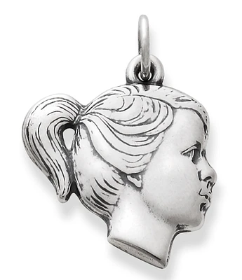 James Avery Girl's Profile Charm