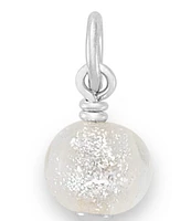 James Avery Glitter Mini Art Glass Bead Charm