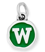 James Avery Green Enamel Initial Charm