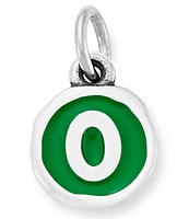 James Avery Green Enamel Initial Charm