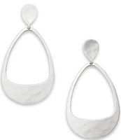 James Avery Hammered Open Drop Earrings