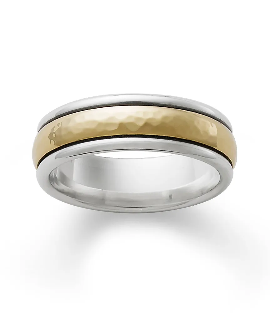 James Avery 14K Hammered Simplicity Band