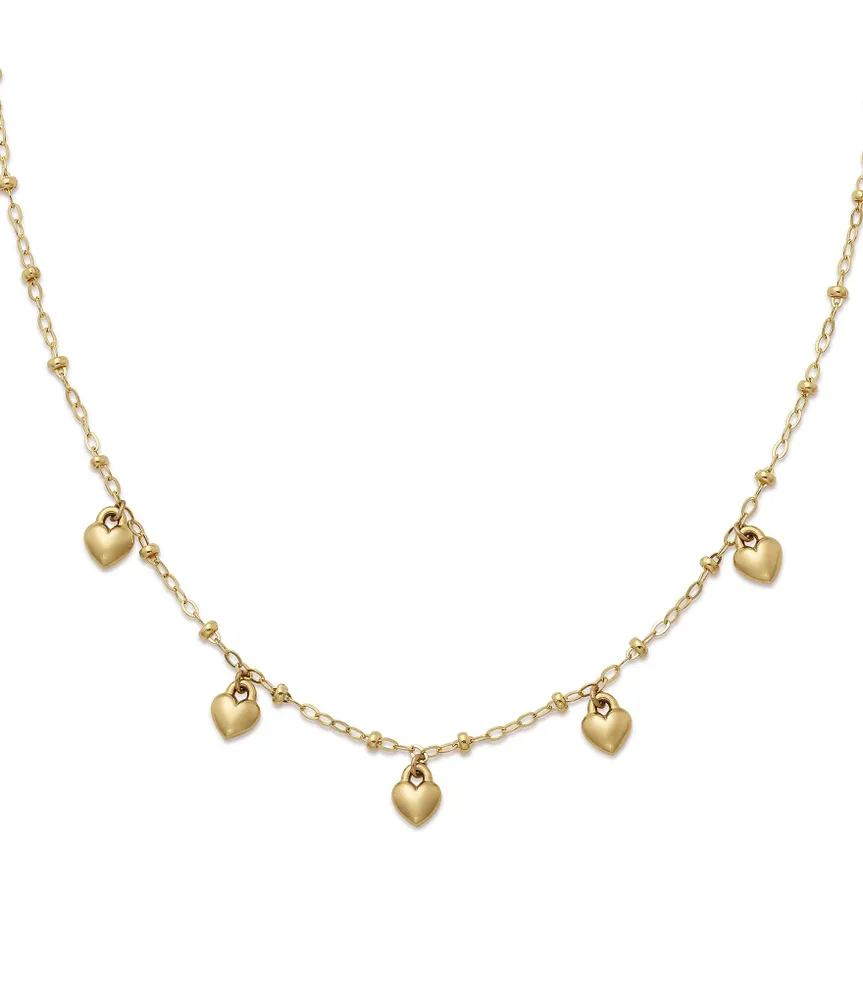 James Avery Heart Drops 14K Gold Necklace