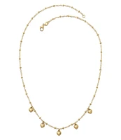 James Avery Heart Drops 14K Gold Necklace