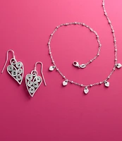 James Avery Heart Drops Necklace