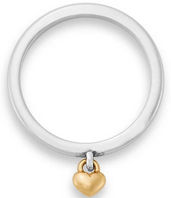 James Avery Heart of Gold Petite Dangle Ring