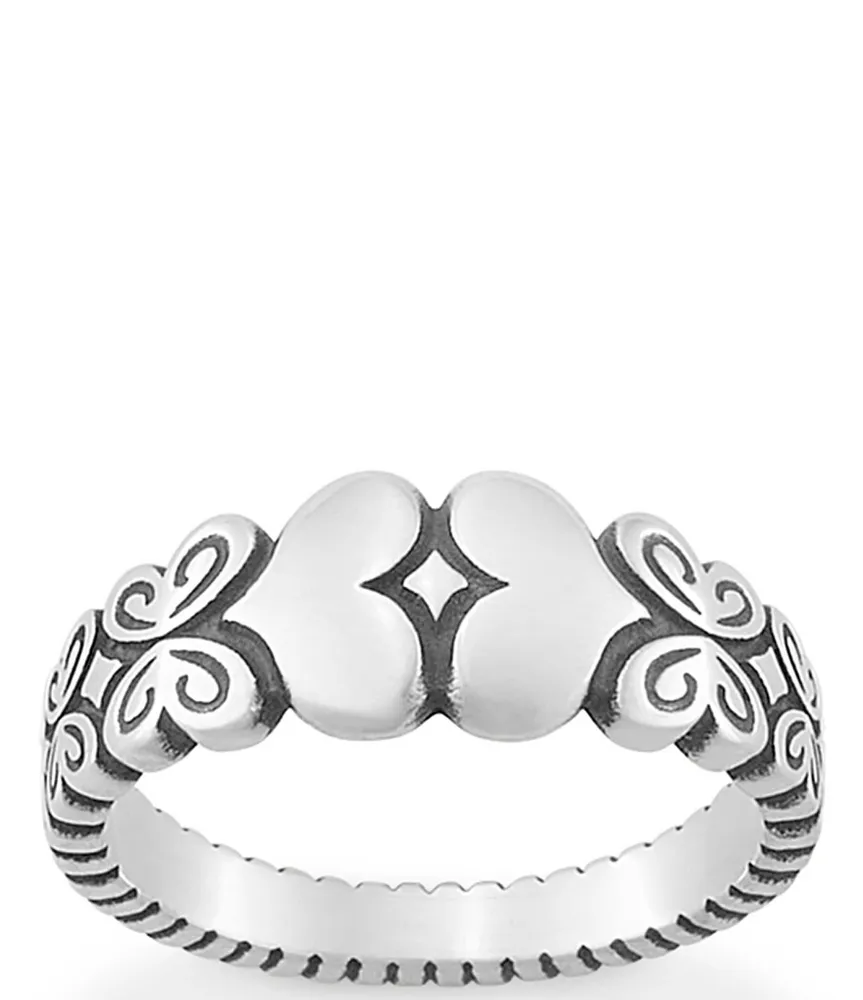 James Avery Sterling Silver Hearts and Butterflies Ring