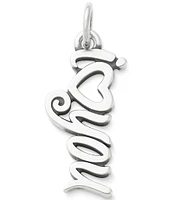 James Avery I Love You Script Charm