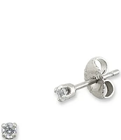 James Avery Lab-Created White Sapphire Stud Earrings