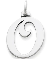 James Avery Large Script Initial Pendant Charm