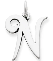 James Avery Large Script Initial Pendant Charm