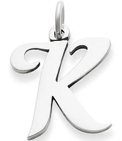 James Avery Large Script Initial Pendant Charm