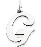 James Avery Large Script Initial Pendant Charm