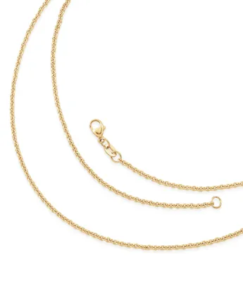 James Avery 14K Gold/Sterling Silver Light Cable Chain