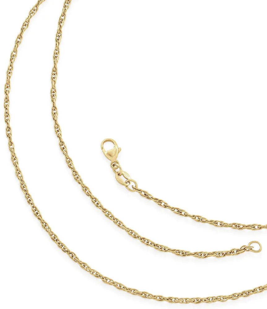 James Avery 14K Gold Light Rope Chain