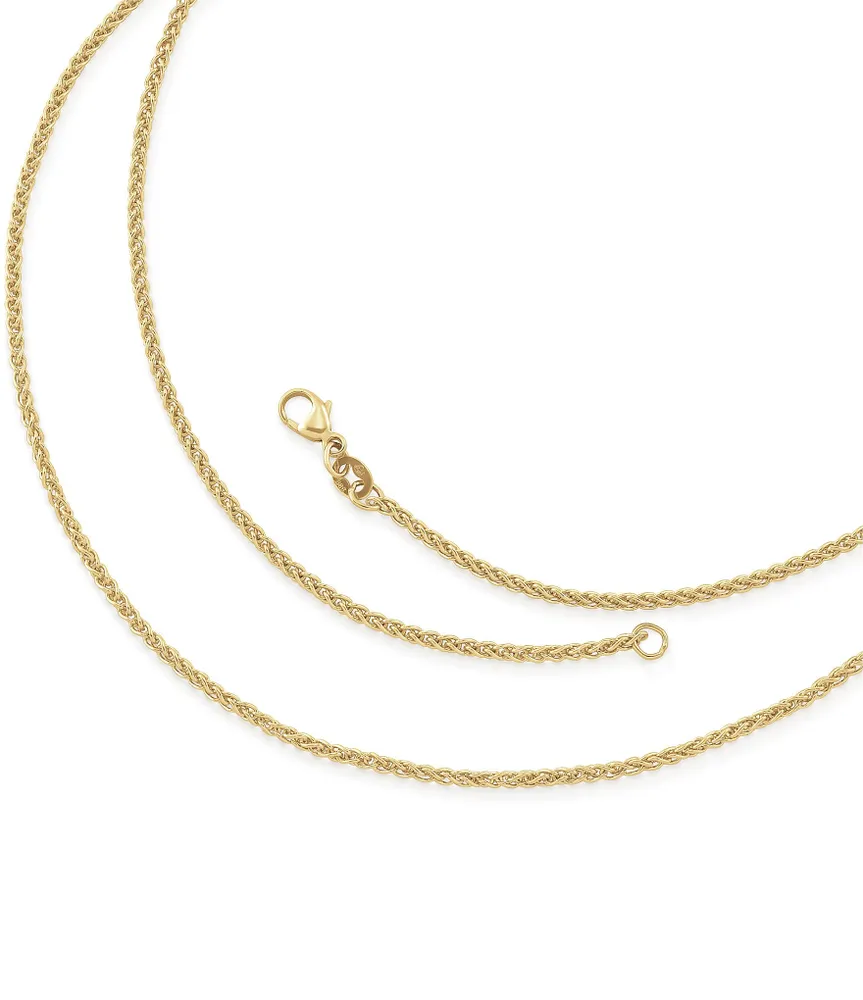 James Avery 14K Gold Light Spiga Chain