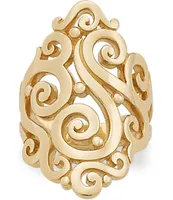 James Avery 14K Gold Long Sorrento Ring