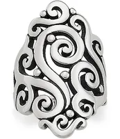 James Avery Sterling Silver Long Sorrento Ring