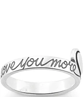 James Avery Love You More Ring