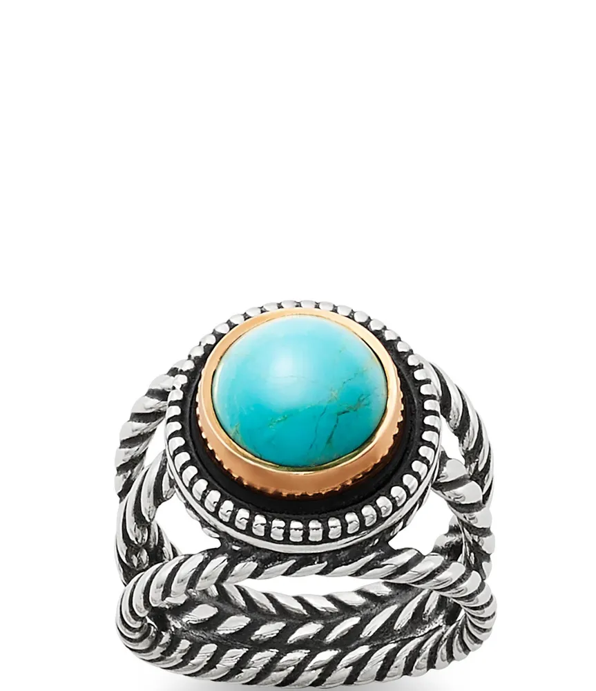 James Avery Marjan Sterling Silver Turquoise Ring