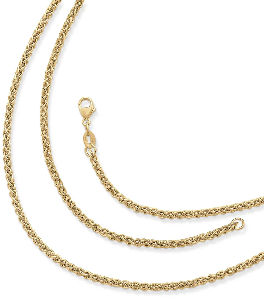 James Avery 14K Medium Spiga Chain Necklace