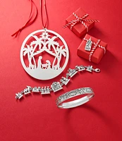 James Avery Sterling Silver Nativity Link Bracelet