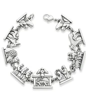 James Avery Nativity Link Line Bracelet