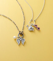 James Avery Oval Twist Changeable Charm Necklace