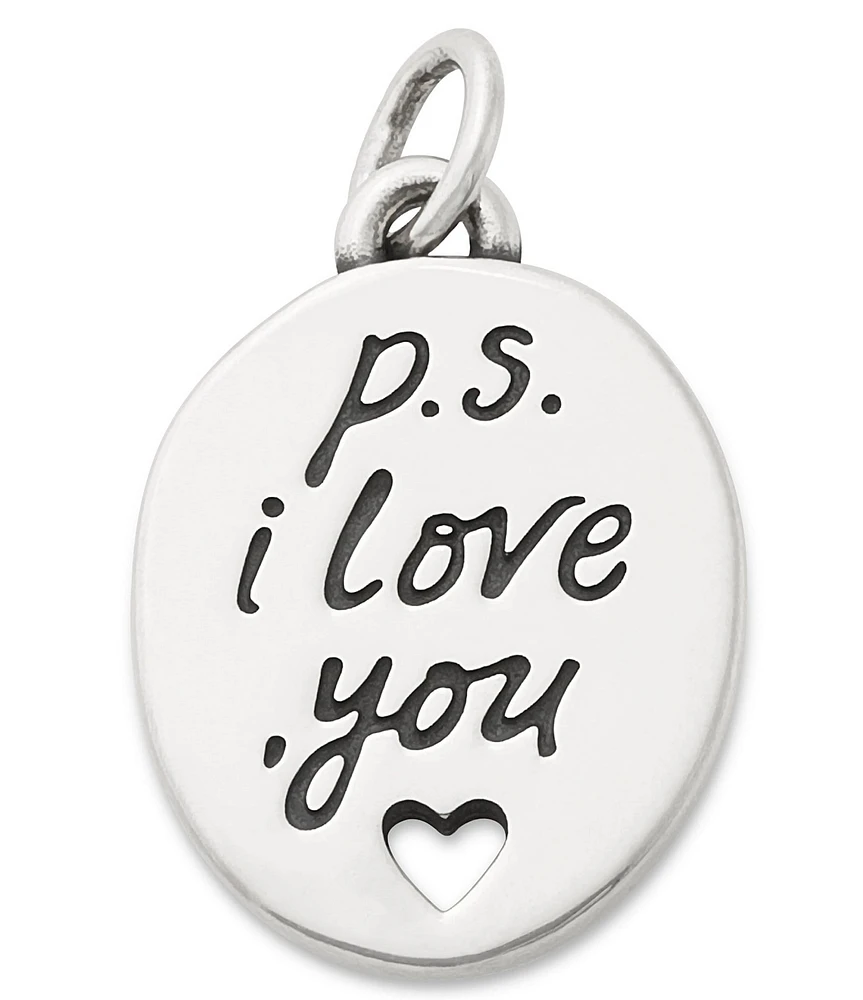 James Avery P.S. I Love You Charm