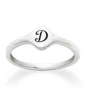 James Avery Petite Signet Initial Ring