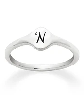 James Avery Petite Signet Initial Ring