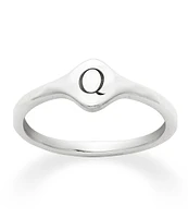 James Avery Petite Signet Initial Ring