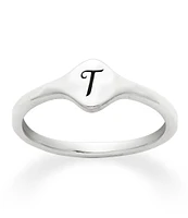 James Avery Petite Signet Initial Ring