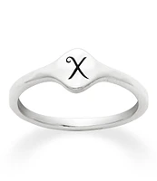 James Avery Petite Signet Initial Ring