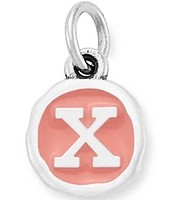 James Avery Pink Enamel Initials Charm