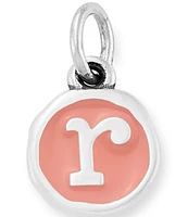 James Avery Pink Enamel Initials Charm